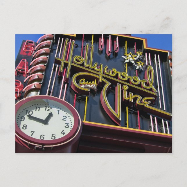 Carte postale Hollywood et Vine (Devant)