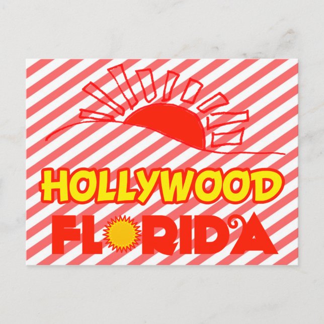 Carte Postale Hollywood, Floride (Devant)