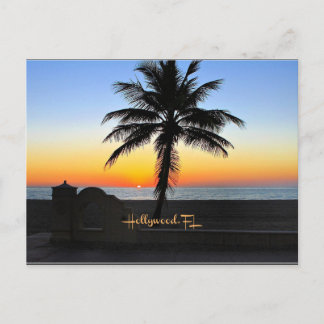 Carte Postale Hollywood, Floride - soleil tropical