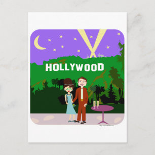 Carte Postale Hollywood Romance