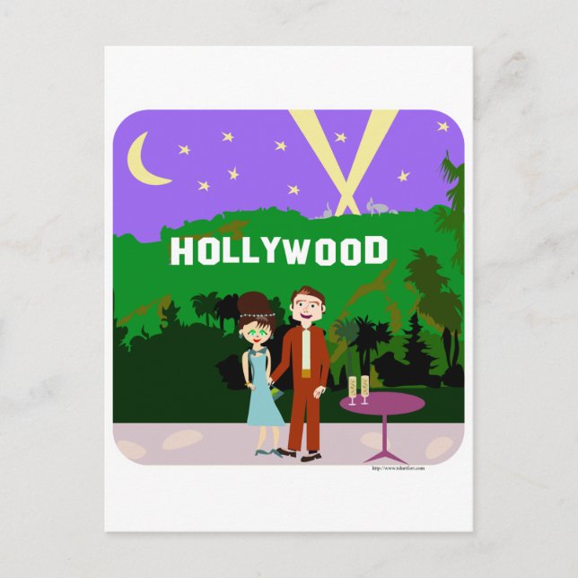 Carte Postale Hollywood Romance (Devant)