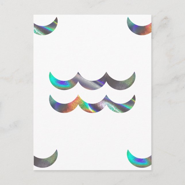 Carte Postale hologramme Aquarius (Devant)
