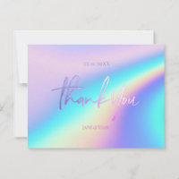 Carte postale Holographique Faux Foil