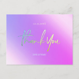 Carte postale Holographique Vibrant