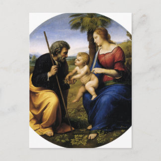 Carte Postale Holy Family by Raphael