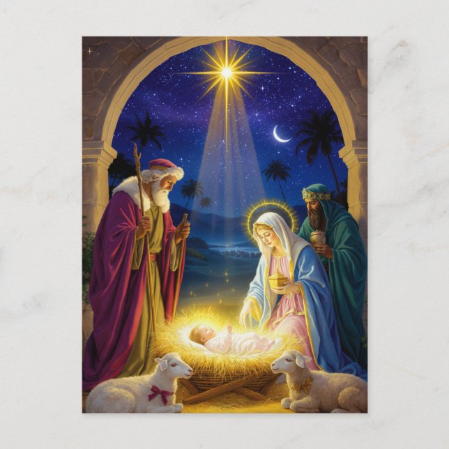 Carte Postale Holy Nativity Christmas (Devant)