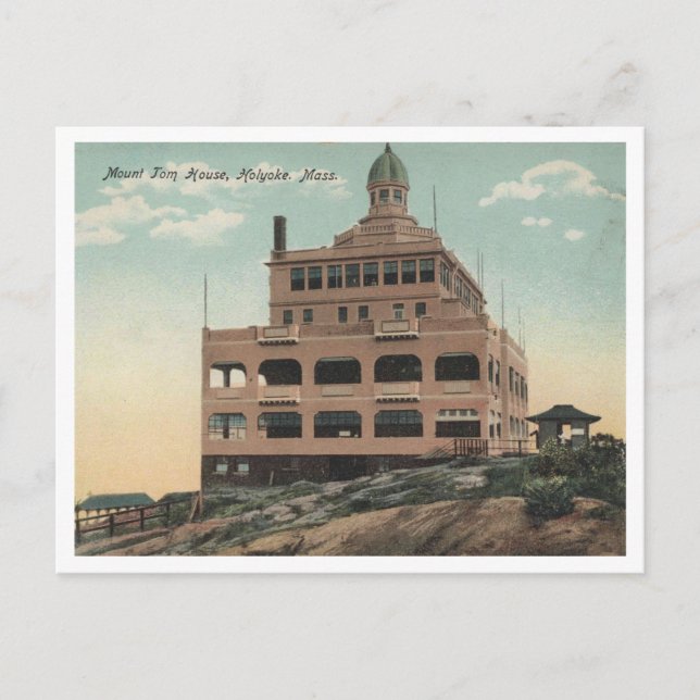 Carte Postale Holyoke MA, Mount Tom House, 1905 (Devant)