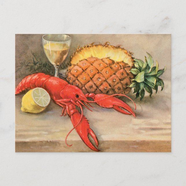 Carte Postale Homard à vie morte (Devant)