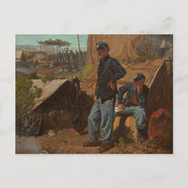 Carte Postale Home, Sweet Home, c.1863 (oil on canvas) (Devant)