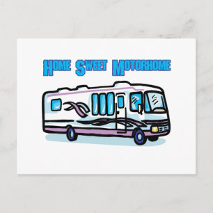 Carte Postale Home Sweet Motorhome