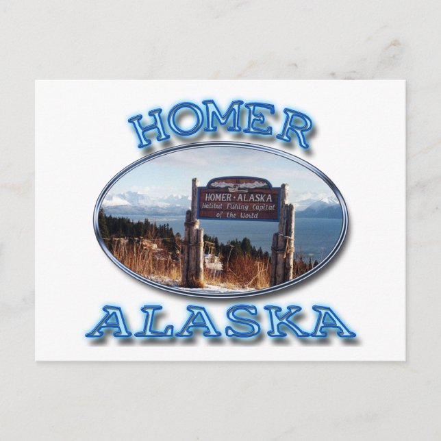 CARTE POSTALE HOMER, ALASKA (Devant)