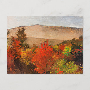 Carte Postale Homer - Arbres d'automne, célèbre peinture