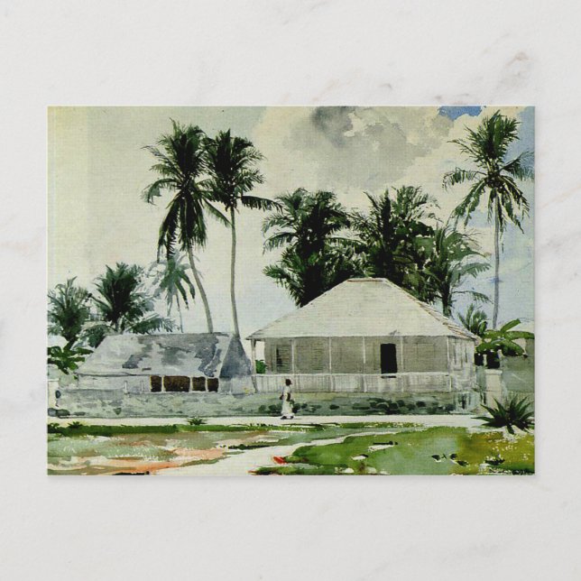 Carte Postale Homer - Cabine, Nassau (Devant)