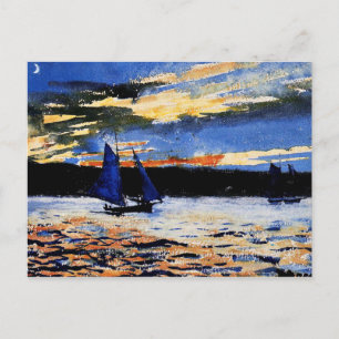 Carte Postale Homer - Coucher de soleil de Gloucester