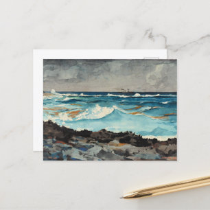 Carte Postale Homer - Rivage et ressac, Nassau