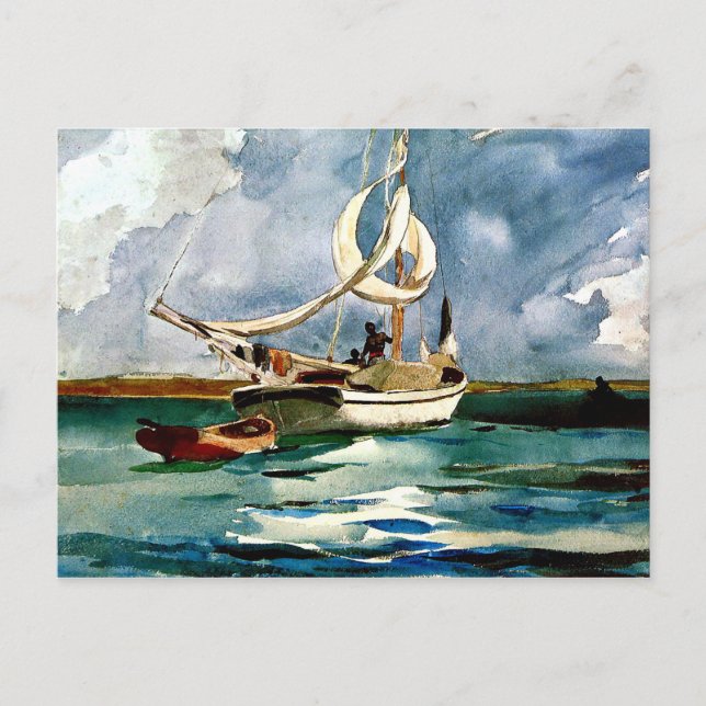 Carte Postale Homer - Sloop, Bermudes (Devant)