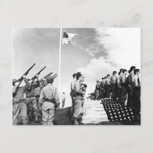 Carte Postale Hommage 2ème guerre mondiale aux soldats tombés
