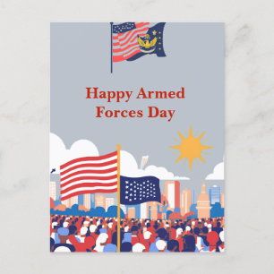 Carte Postale "Hommage à nos héros : Fête de la Fête des Forces 