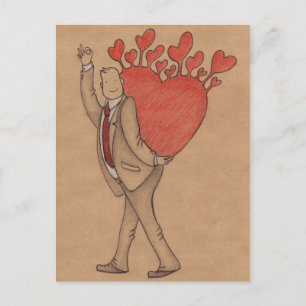 Carte Postale Homme amoureux