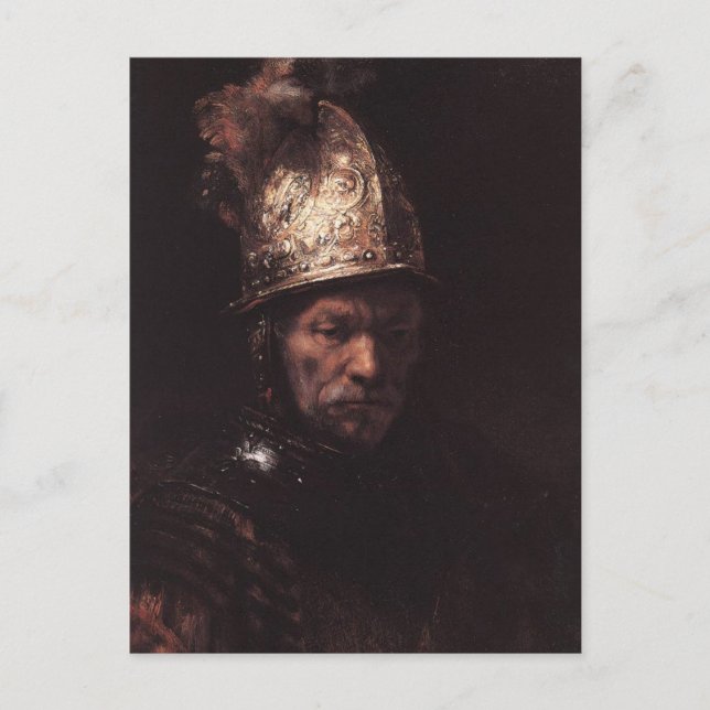 Carte Postale Homme au casque d'or (Devant)
