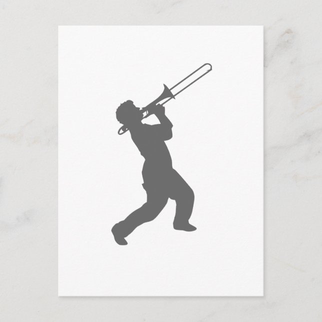Carte Postale homme avec trombone (Devant)