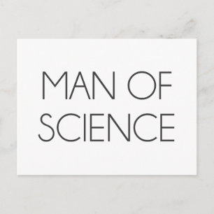 Carte Postale Homme De La Science