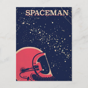 Carte Postale Homme de l'espace