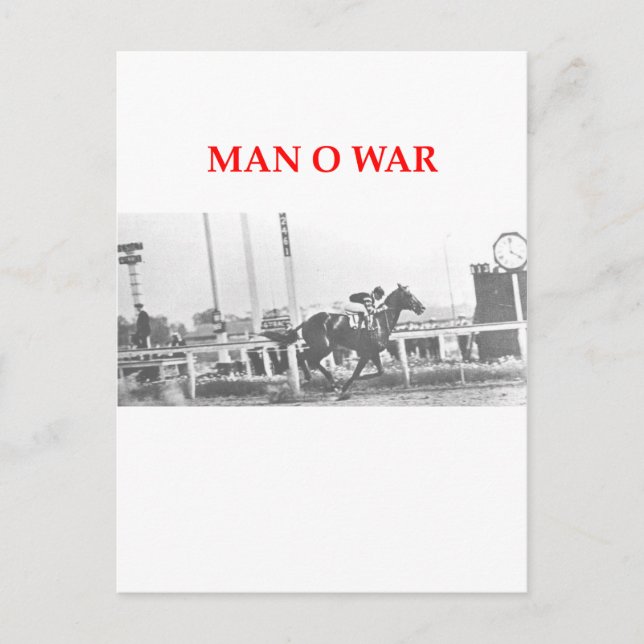Carte Postale homme en guerre (Devant)