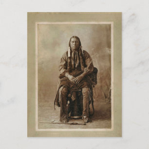 Carte Postale Homme en médecine des comanches 1898