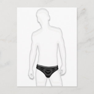Carte Postale Homme en sous-vêtements