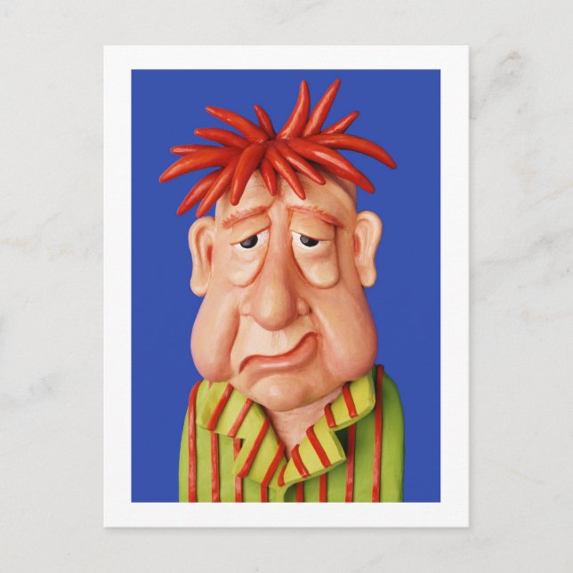 Carte Postale Homme endormi (Devant)