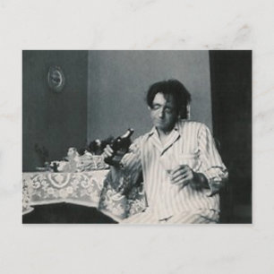 carte postale homme ivre
