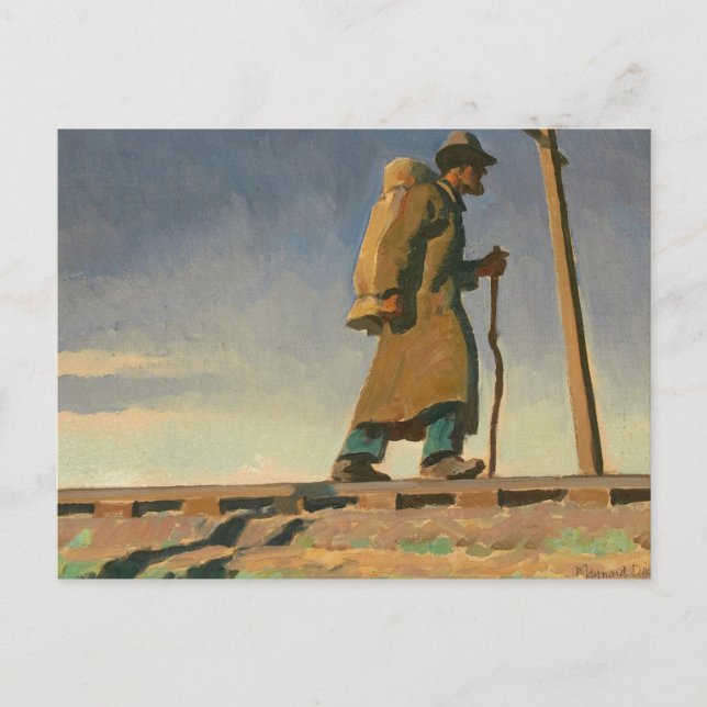 Carte Postale Homme sans abri, 1938 par Maynard Dixon (Devant)