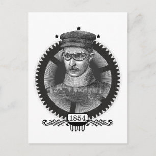 Carte postale Homme Steampunk