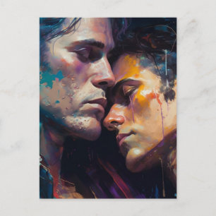 Carte postale Hommes amoureux