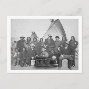 Carte Postale Hommes blancs (y compris Buffalo Bill) et Lakota 2