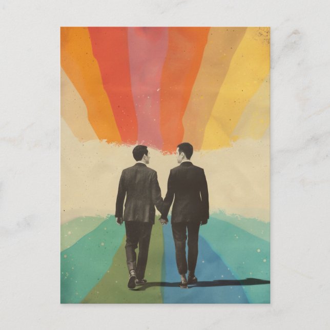 Carte Postale Hommes de fierté (Devant)