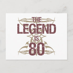 Carte Postale Homme's Funny 80e Anniversaire