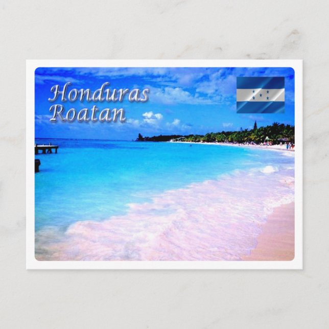 Carte Postale Honduras - Roatan - Îles de la Baie - (Devant)