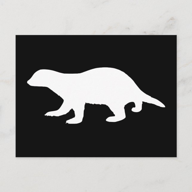 Carte Postale Honey Badger (Devant)