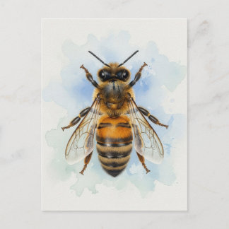 Carte Postale Honeybee – Watercolor Guardian