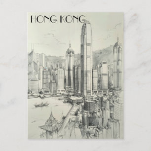 Carte Postale Hong Kong