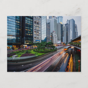 Carte postale Hong Kong Traffic