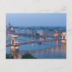 Carte Postale HONGRIE, Budapest : Pont Szechenyi (Chaîne), 3