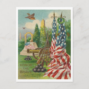 Carte Postale Honneur au courageux