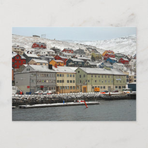 Carte Postale Honningsvåg, Norvège