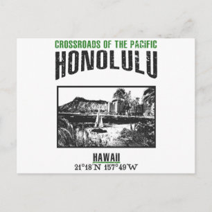 Carte Postale Honolulu