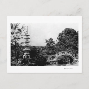 Carte Postale Honolulu, Hawaï - Vue sur les jardins de Moanolua