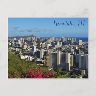 Carte Postale Honolulu Hawaii Diamond Head View Punchbowl