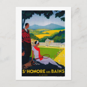 Carte Postale Honore Les Bains Vintage PosterEurope